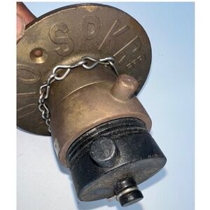 FPPI Brass Fire Dept Auto Sprinkler Connection with  threaded plastic cap